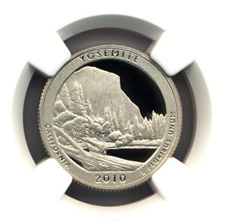 2010 S CLAD YOSEMITE 25C PF | Coin Explorer | NGC