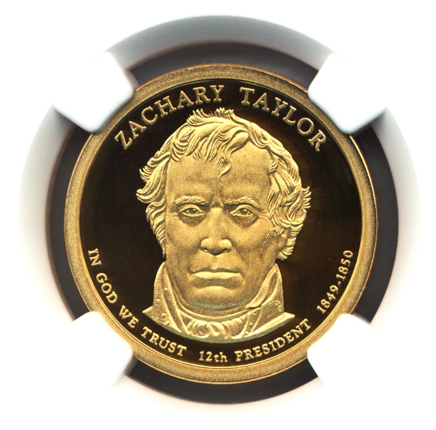 2009 S ZACHARY TAYLOR $1 PF | Coin Explorer | NGC