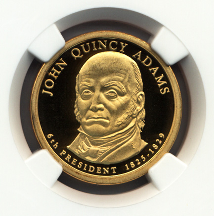 2008 S JOHN QUINCY ADAMS $1 PF | Coin Explorer | NGC