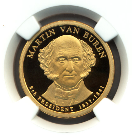 2008 S MARTIN VAN BUREN $1 PF | Coin Explorer | NGC