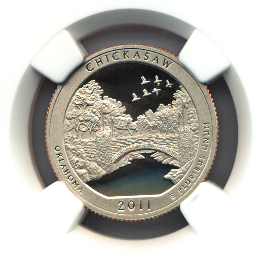 2011 S CLAD CHICKASAW 25C PF | Coin Explorer | NGC