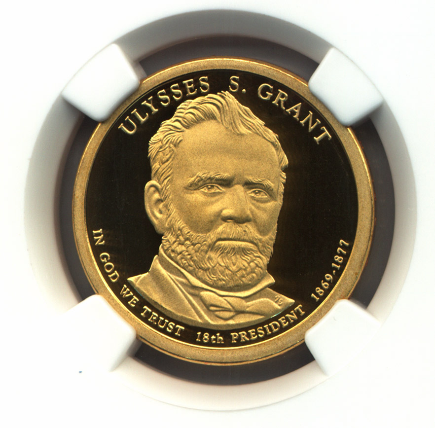 2011 S ULYSSES S. GRANT $1 PF | Coin Explorer | NGC