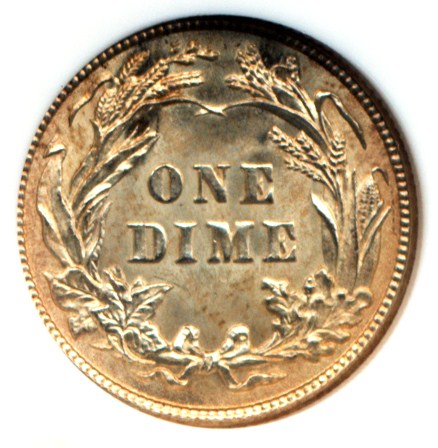 1915 10C MS | Coin Explorer | NGC