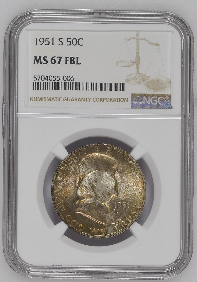 1951 S 50C MS | Coin Explorer | NGC