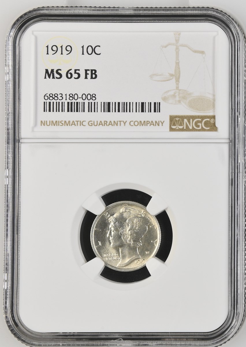 1919 10C MS | Coin Explorer | NGC