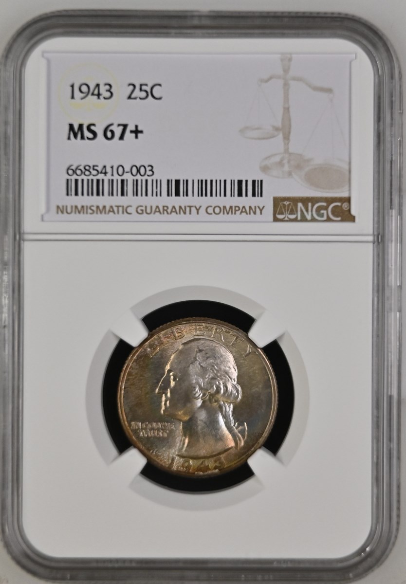 1943 25C MS | Coin Explorer | NGC