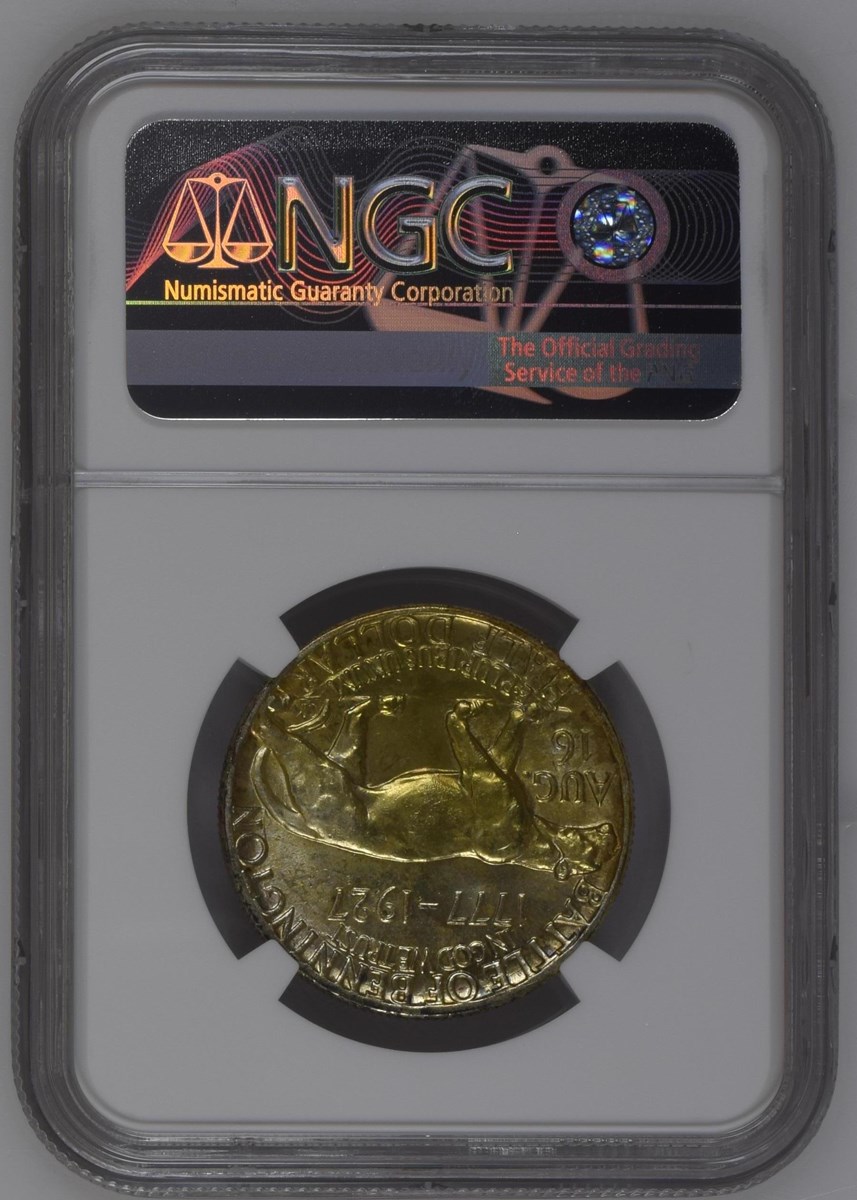 1927 VERMONT 50C MS | Coin Explorer | NGC
