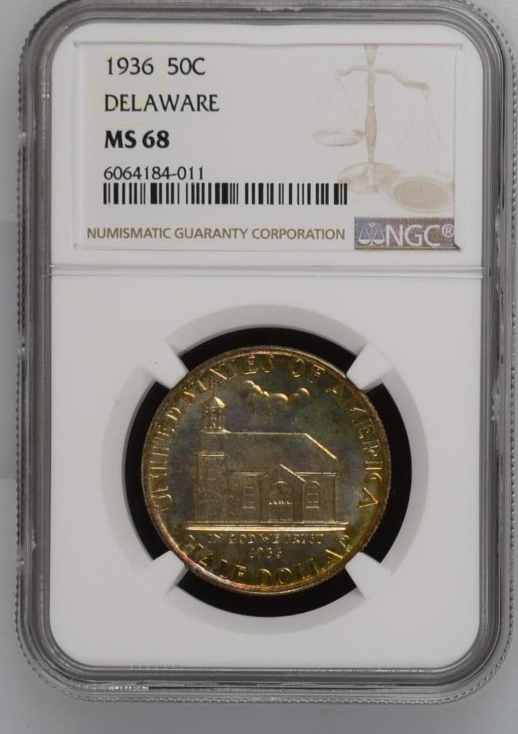 1936 DELAWARE 50C MS | Coin Explorer | NGC