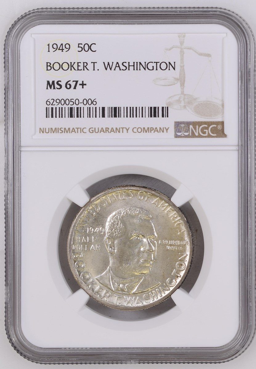 1949 BOOKER T. WASHINGTON 50C MS | Coin Explorer | NGC
