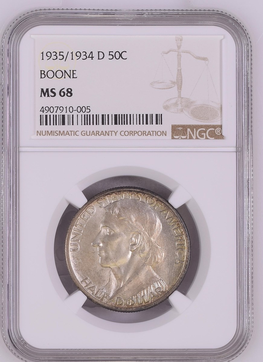 1935/1934 D BOONE 50C MS | Coin Explorer | NGC