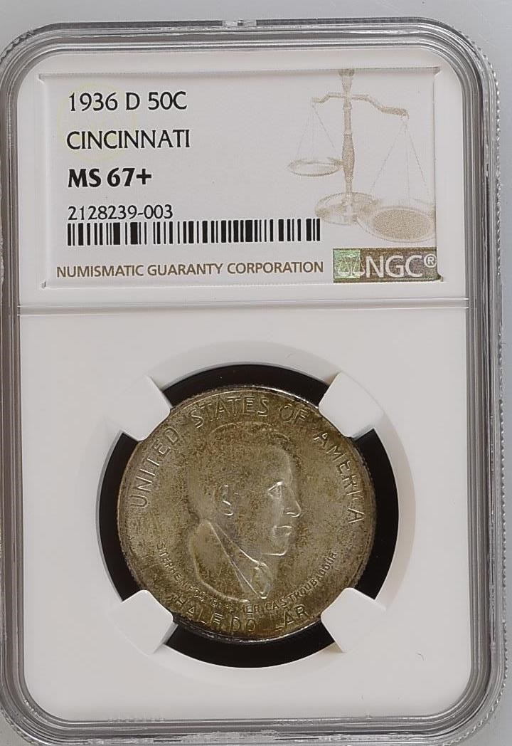 1936 D CINCINNATI 50C MS | Coin Explorer | NGC