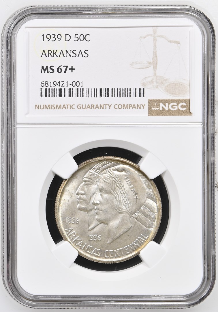 1939 D ARKANSAS 50C MS | Coin Explorer | NGC