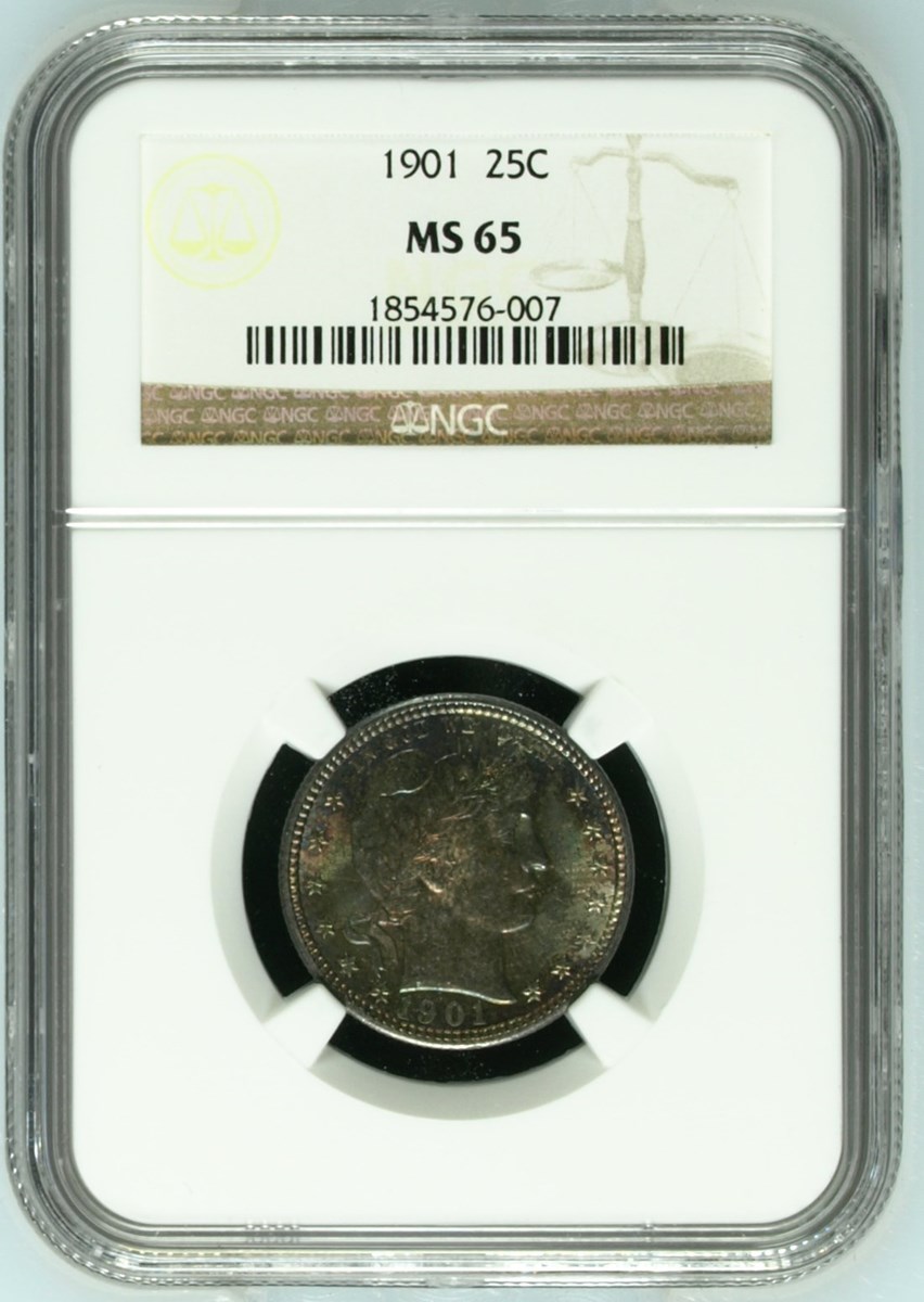 1901 25C MS | Coin Explorer | NGC