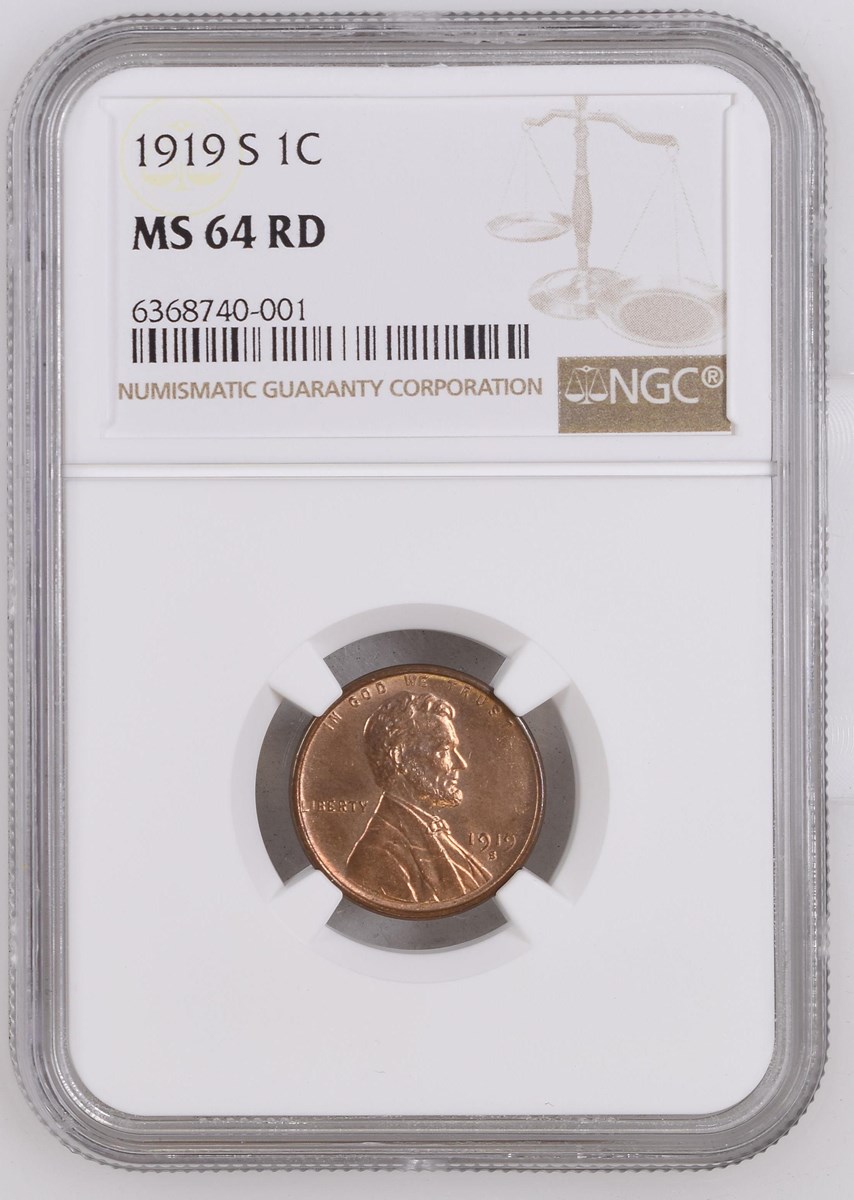 1919 S 1C MS | Coin Explorer | NGC