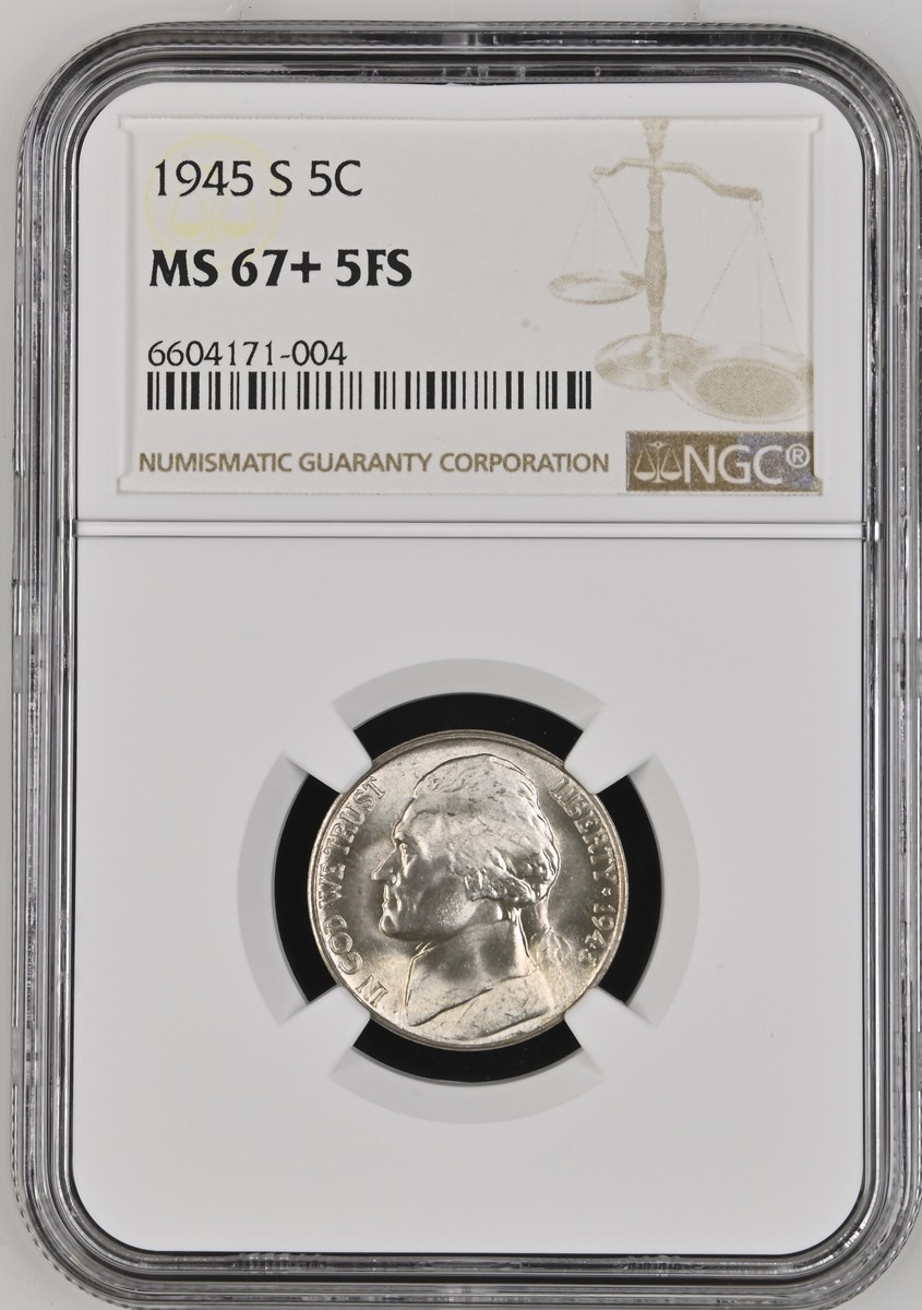 1945 S 5C MS | Coin Explorer | NGC