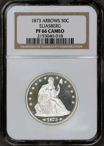 1873 ARROWS 50C PF | Coin Explorer | NGC