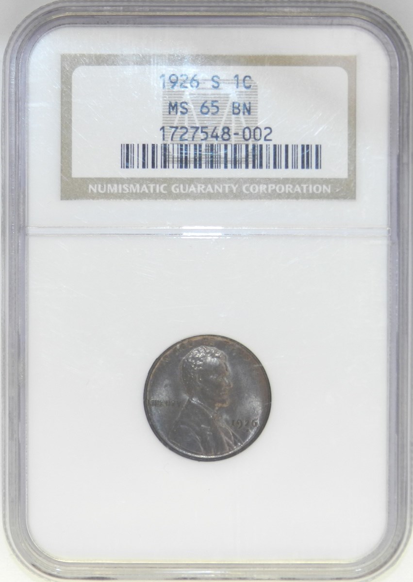 1926 S 1C MS | Coin Explorer | NGC