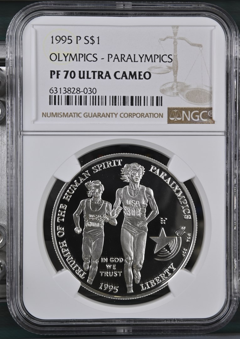 1995 P OLYMPICS - PARALYMPICS S$1 PF | Coin Explorer | NGC 1995 P OLYMPICS - PARALYMPICS S$1 PF | Coin Explorer | NGC