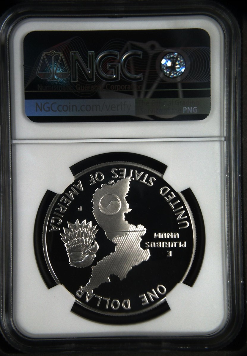 1991 P KOREAN WAR S$1 PF | Coin Explorer | NGC