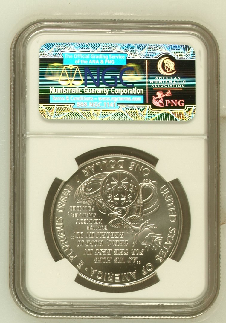 1995 W SPECIAL OLYMPICS S$1 MS | Coin Explorer | NGC
