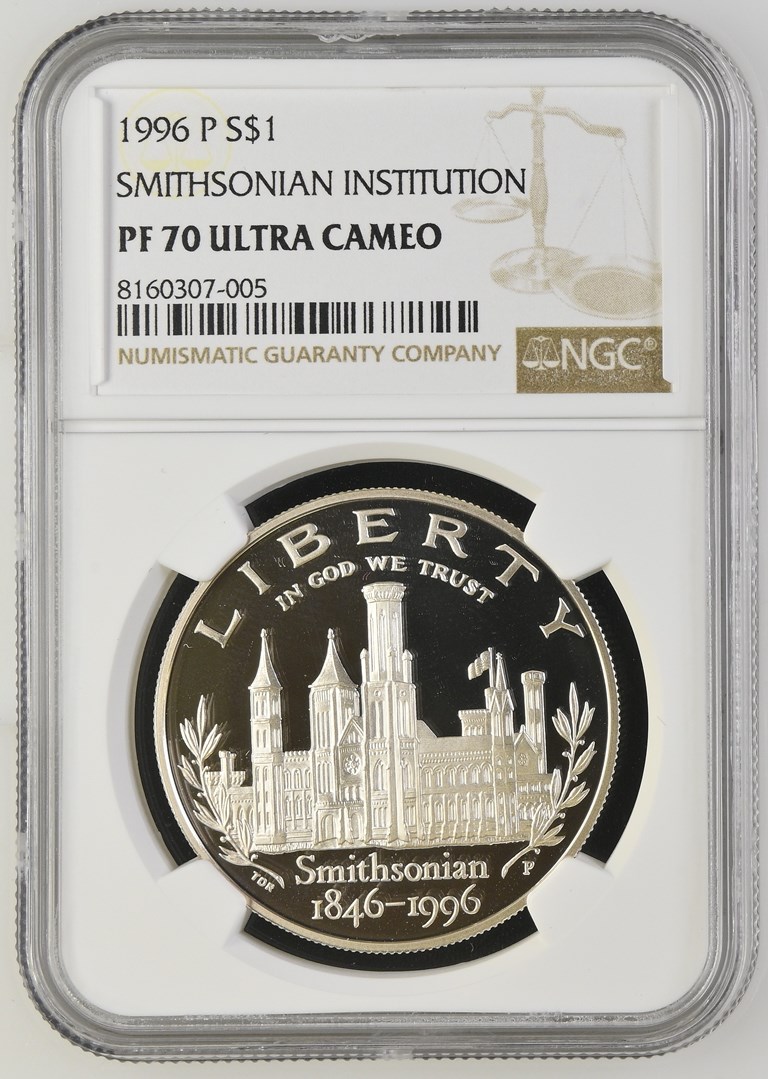 1996 P SMITHSONIAN INSTITUTION | Coin Explorer | NGC