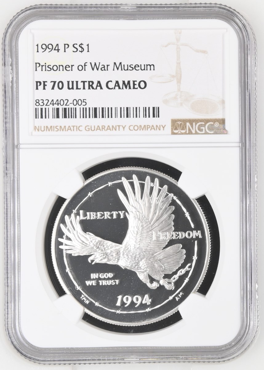 1994 P Prisoner of War Museum S$1 PF | Coin Explorer | NGC