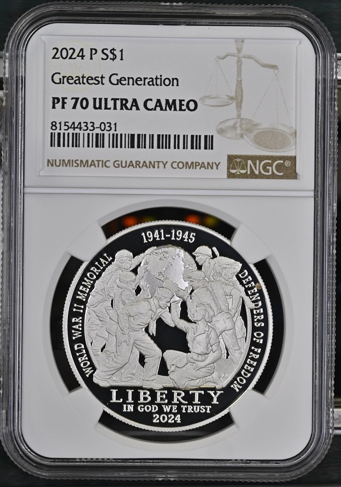 2024 P Greatest Generation S$1 PF | Coin Explorer | NGC
