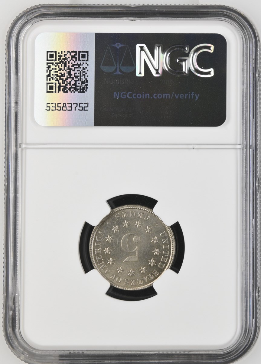 1882 5C MS | Coin Explorer | NGC