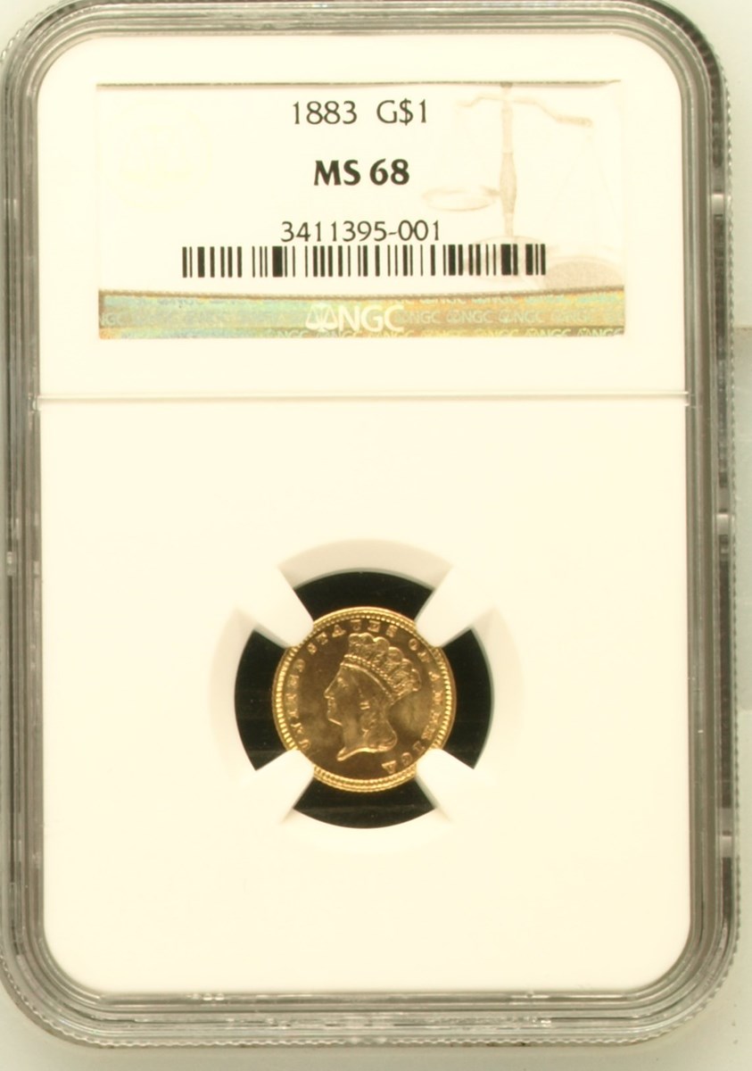 1883 G$1 MS | Coin Explorer | NGC
