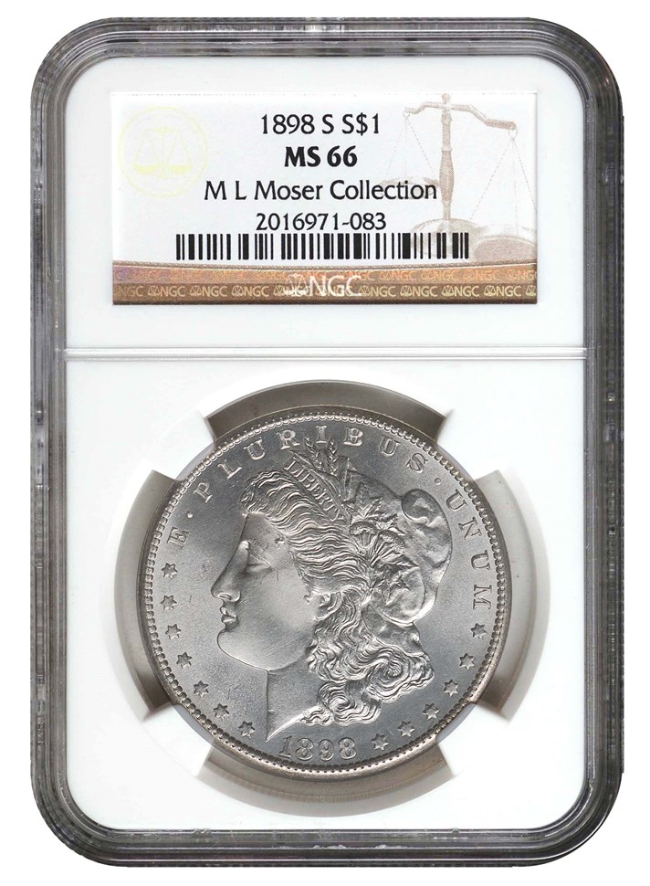 1898 S $1 MS | Coin Explorer | NGC
