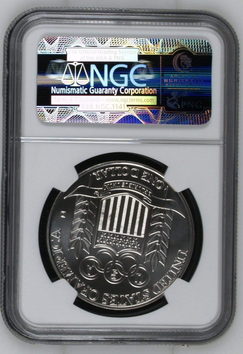 1992 D OLYMPICS S$1 MS | Coin Explorer | NGC
