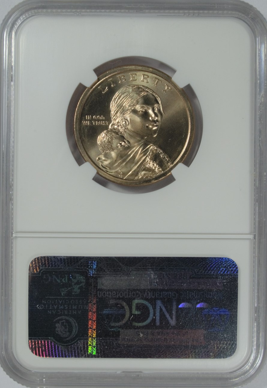 2012 P SACAGAWEA 17th CENTURY TRADE ROUTES $1 MS | Coin Explorer | NGC