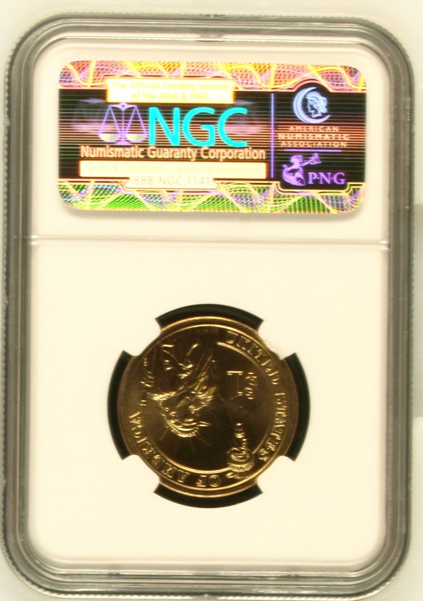 2008 D JAMES MONROE $1 MS | Coin Explorer | NGC