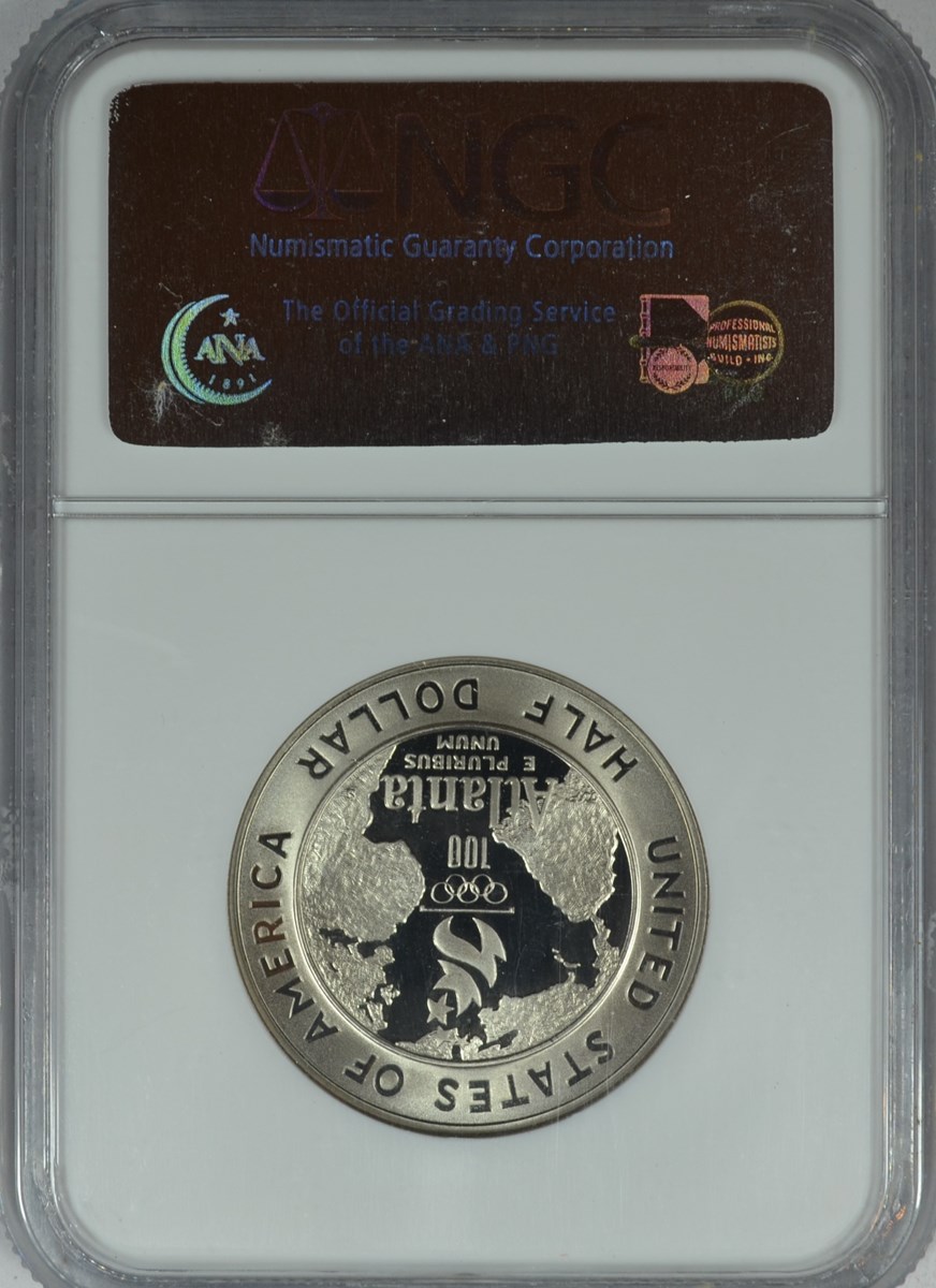 1995 S OLYMPICS - BASEBALL 50C PF | Coin Explorer | NGC