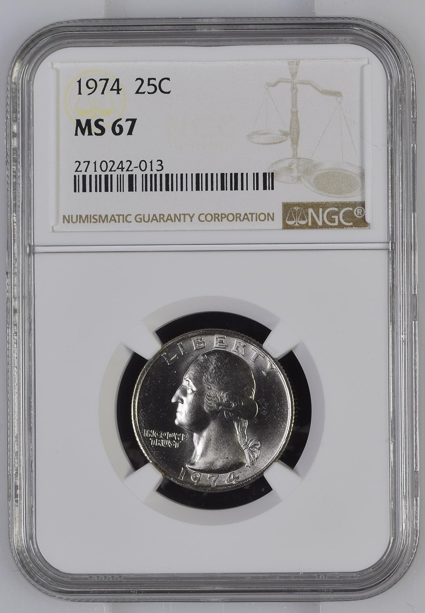 1974 25C MS | Coin Explorer | NGC