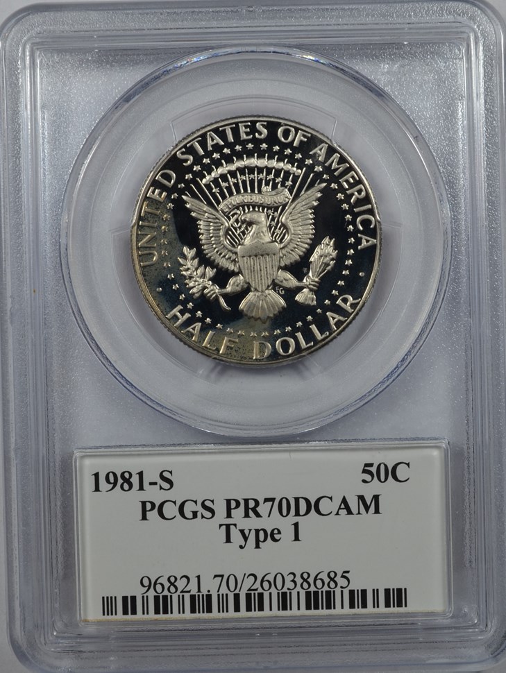 1981 S TYPE 1 50C PF | Coin Explorer | NGC
