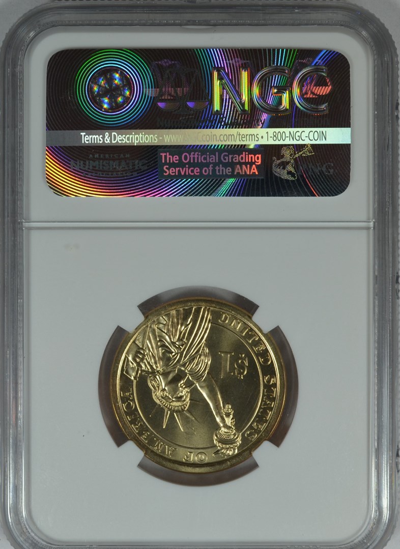 Black Ruthenium Plated 2015 John F. Kennedy Presidential $1 Coin
