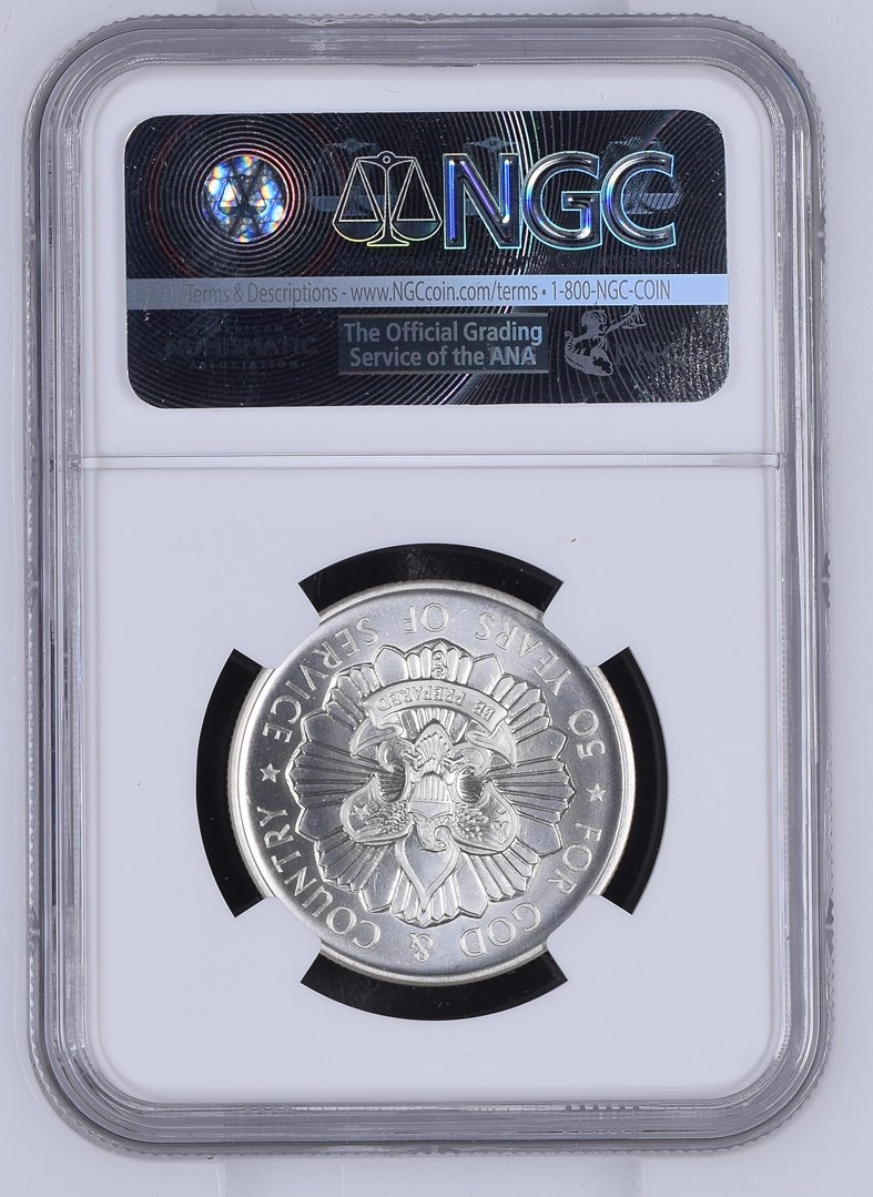 1960 SILVER BOY SCOUTS 50th ANNIV. SC50C MS | Coin Explorer | NGC