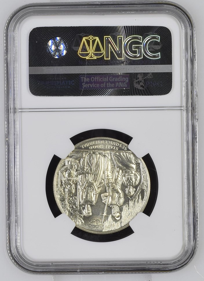 1962 SILVER LOUISIANA STATEHOOD 150th SC50C MS | Coin Explorer | NGC