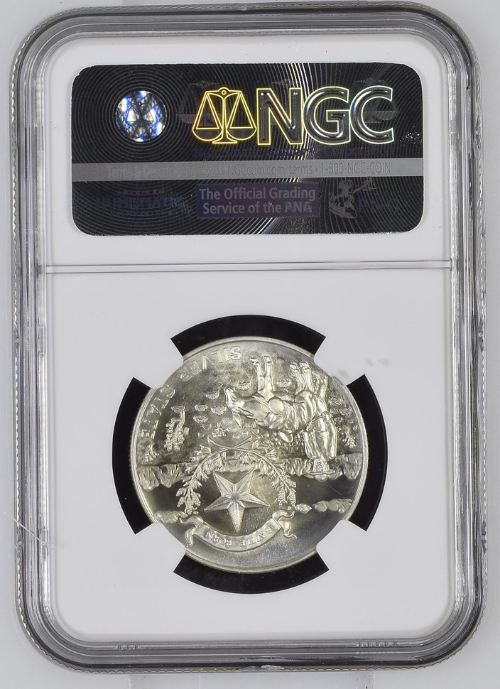 1964 SILVER NEVADA STATEHOOD 100th SC50C MS | Coin Explorer | NGC