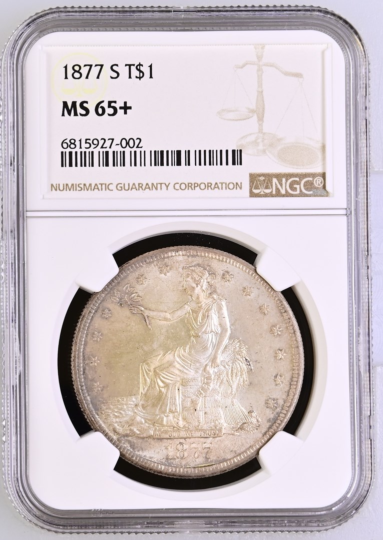 1877 S T$1 MS | Coin Explorer | NGC
