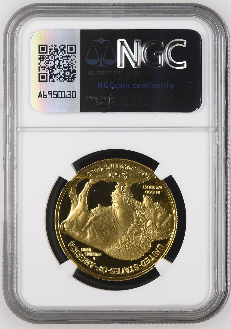 2025 W Buffalo .9999 Fine G$50 PF | Coin Explorer | NGC