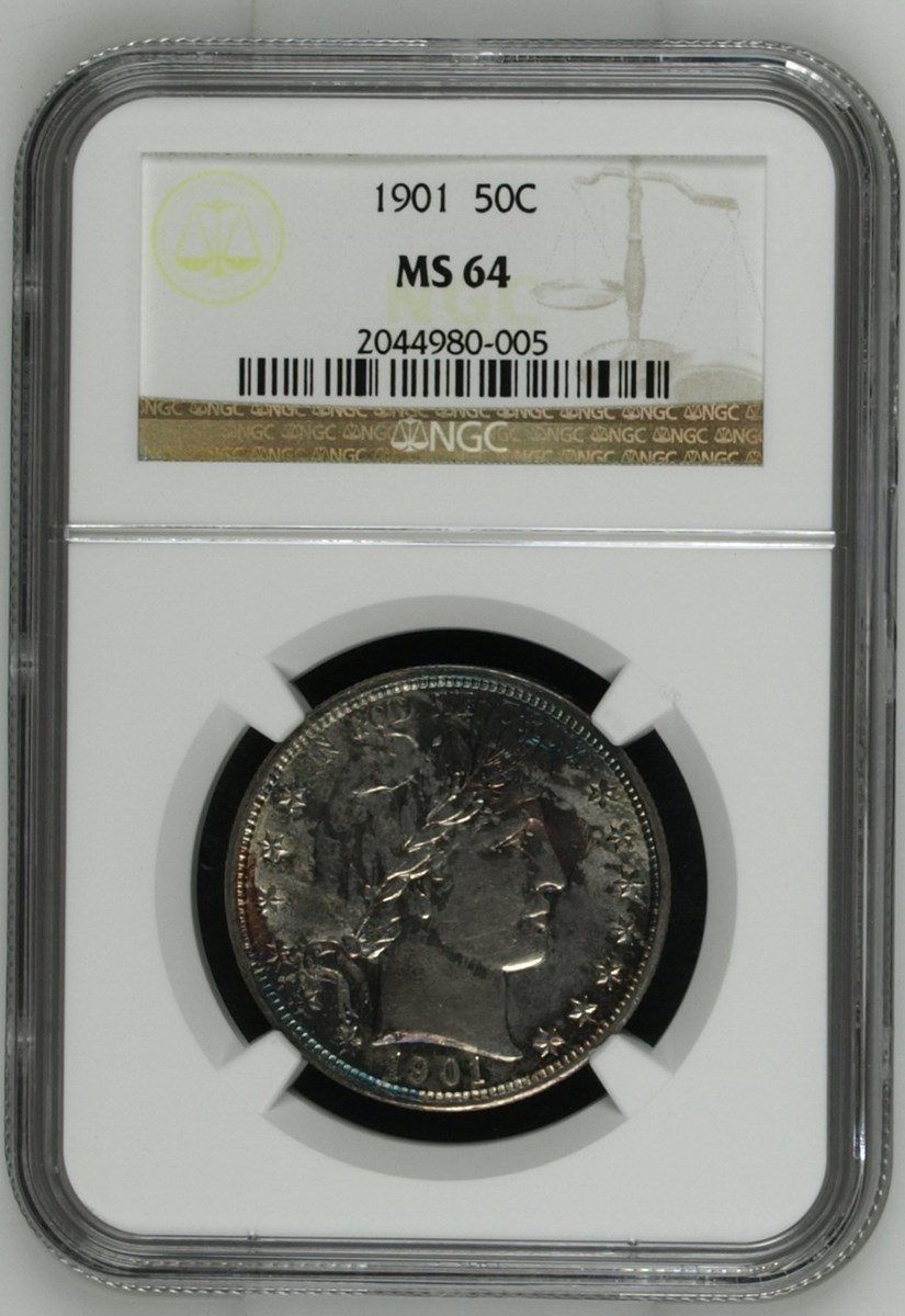 1901 50C MS | Coin Explorer | NGC