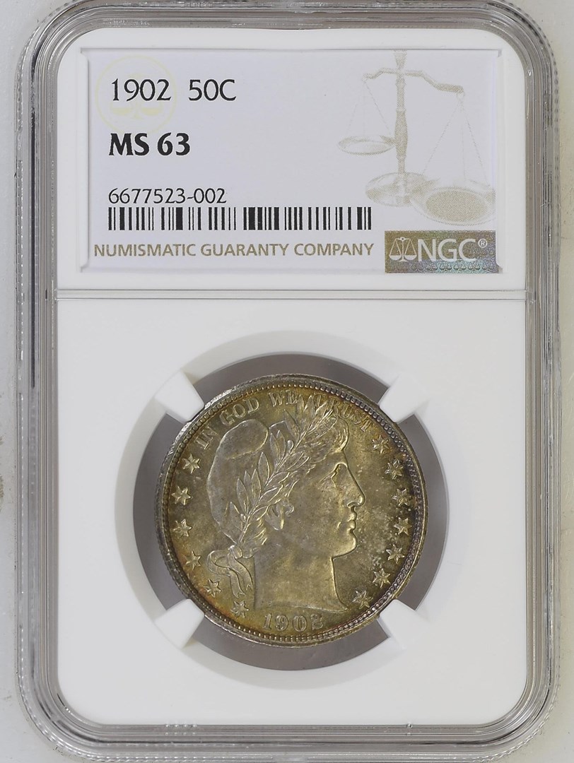 1902 50C MS | Coin Explorer | NGC