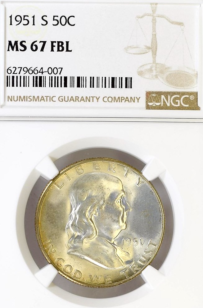 1951 S 50C MS | Coin Explorer | NGC
