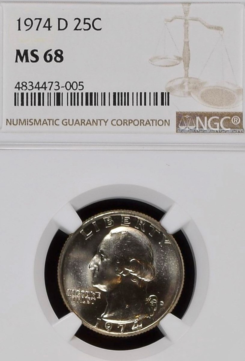 1974 D 25C MS | Coin Explorer | NGC