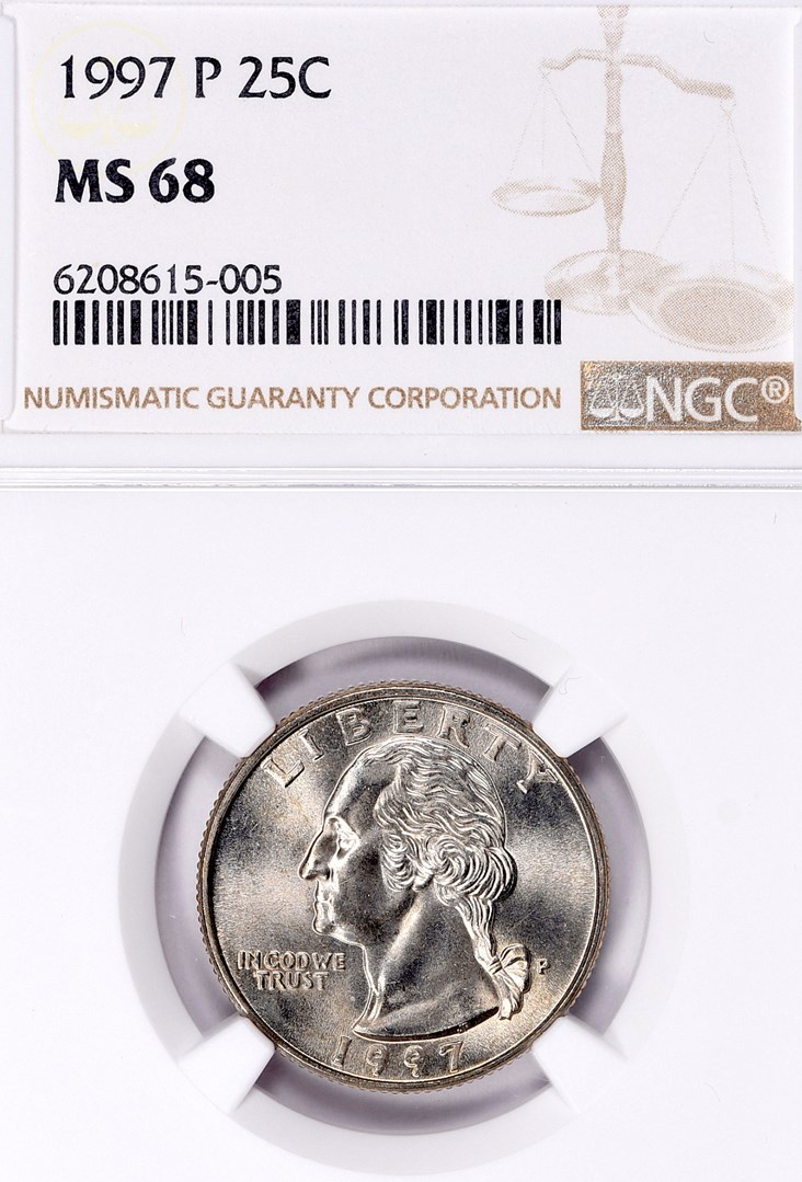 NGC鑑定品 1997 P 25C MS | Coin Explorer | NGC