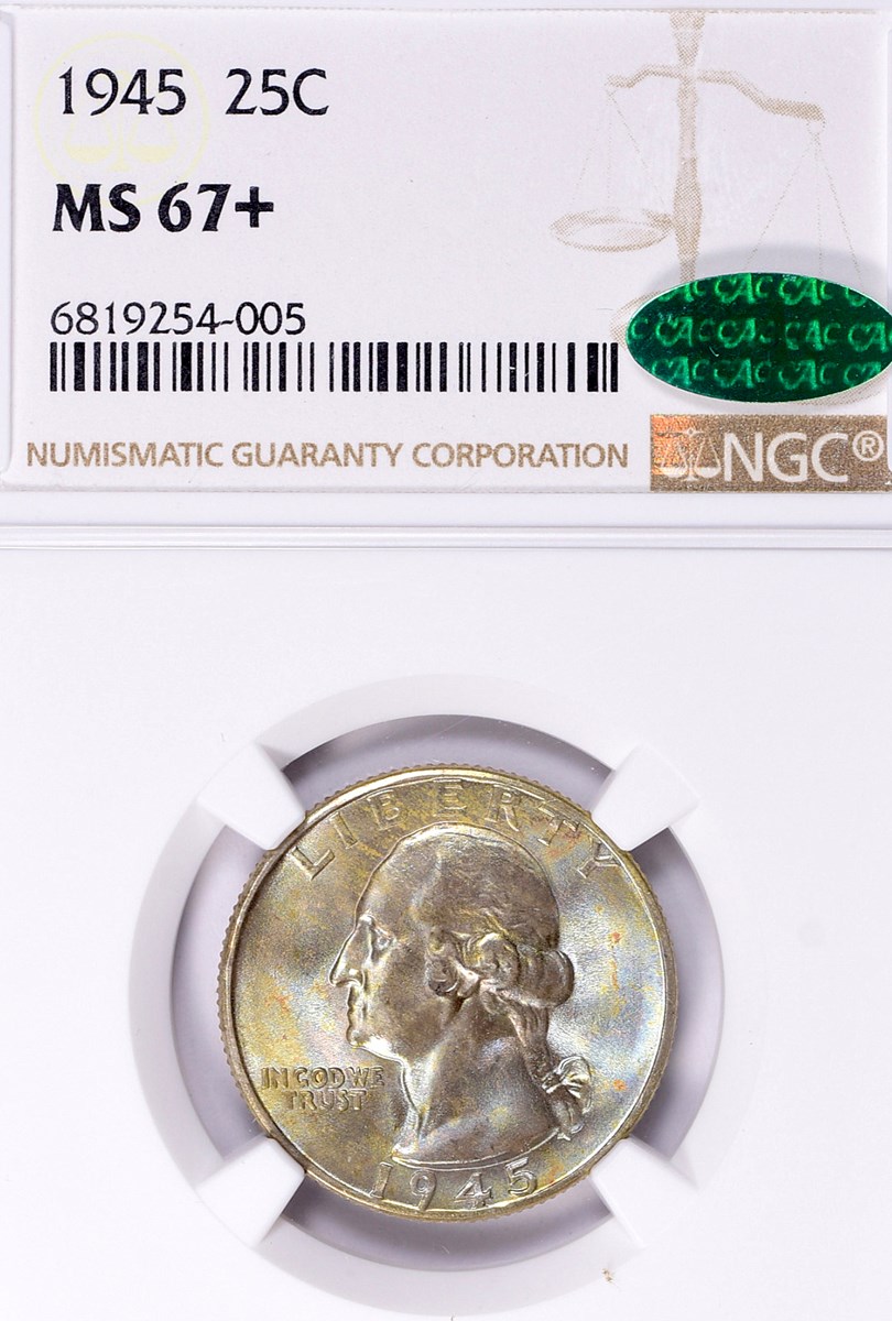 1945 25C MS | Coin Explorer | NGC