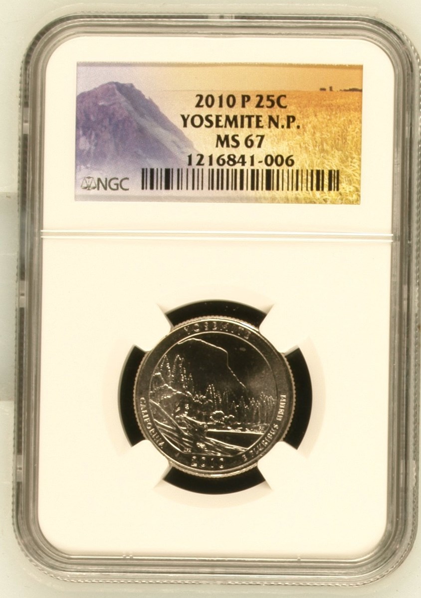 2010 P YOSEMITE 25C MS | Coin Explorer | NGC