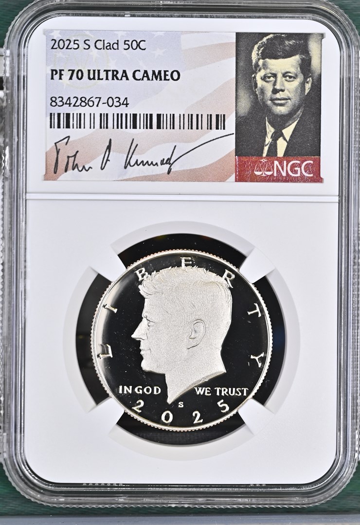 2025 S Clad 50C PF | Coin Explorer | NGC